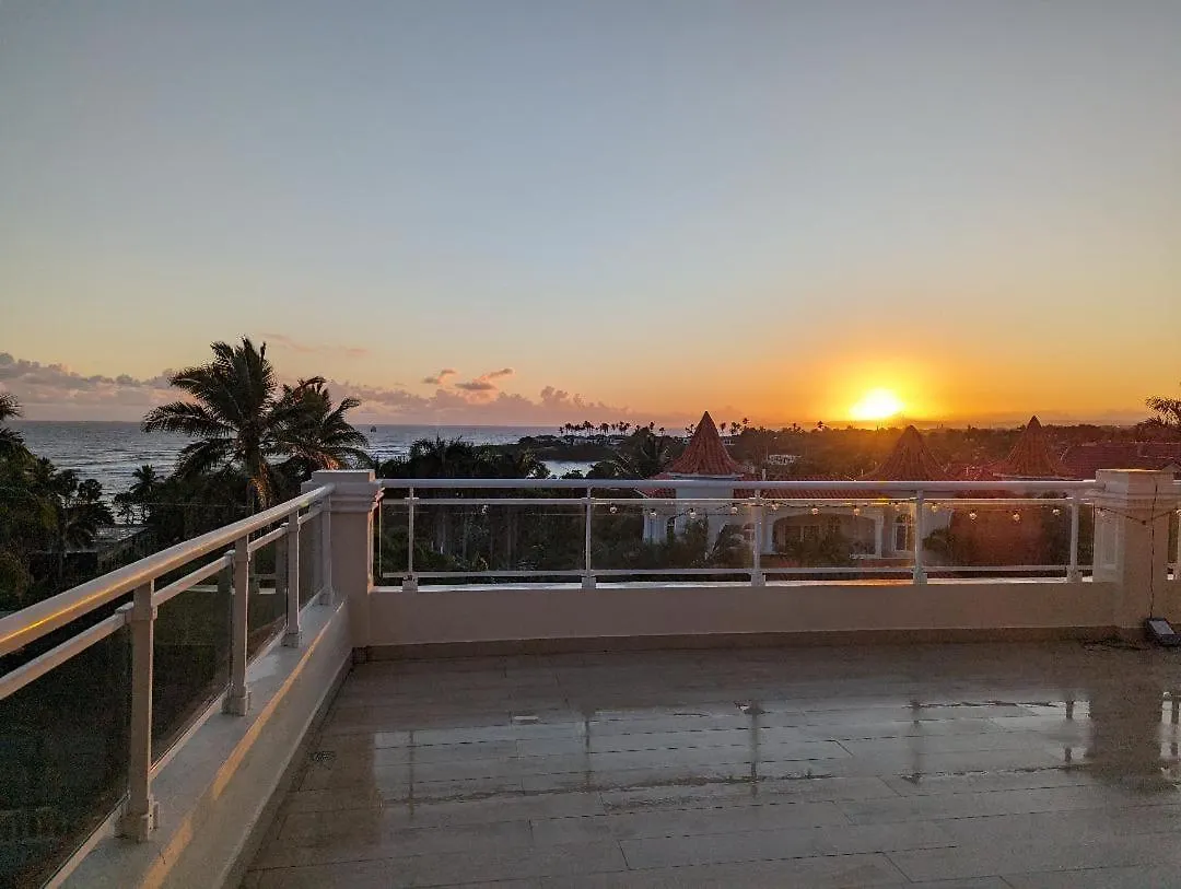 2Br & 2 Wr Ocean View Suite At Villa Costa Verde In Playa Cofresi, Puerto Plata, With A Pool, Big Veranda, And A Rooftop Terrace